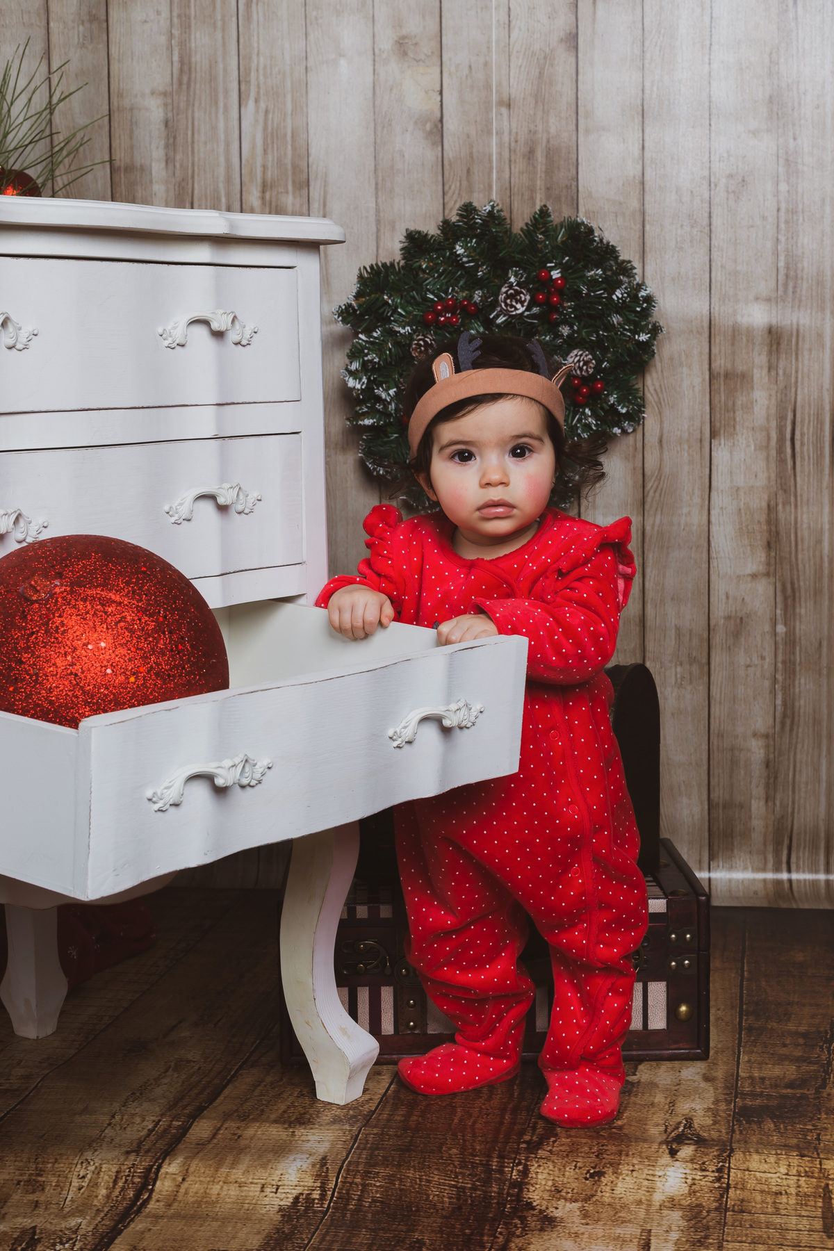 Maria Eduarda na sessão fotográfica