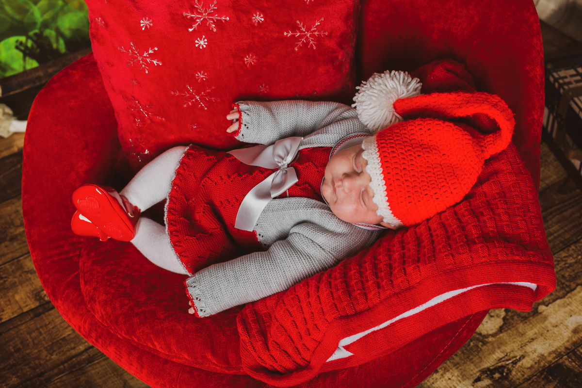 Bebé na sessão fotográfica