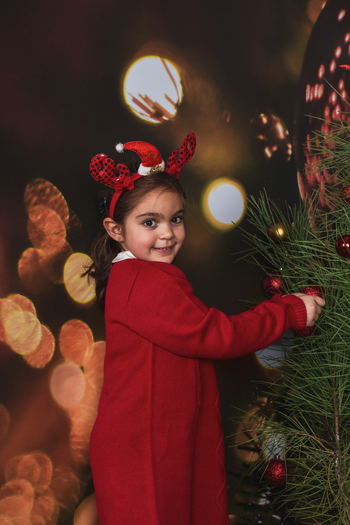 Sessão fotográfica de Natal