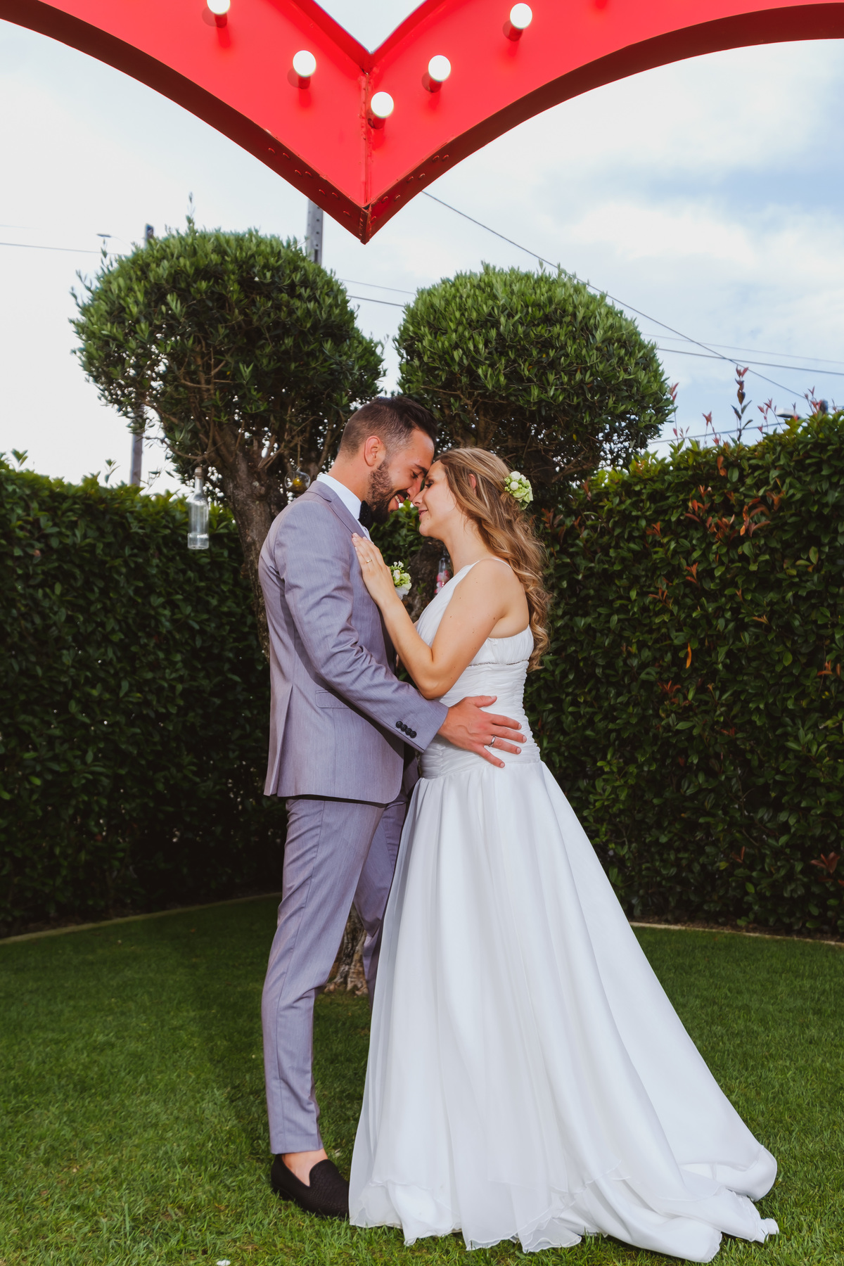 Lígia e Ricardo apaixonados