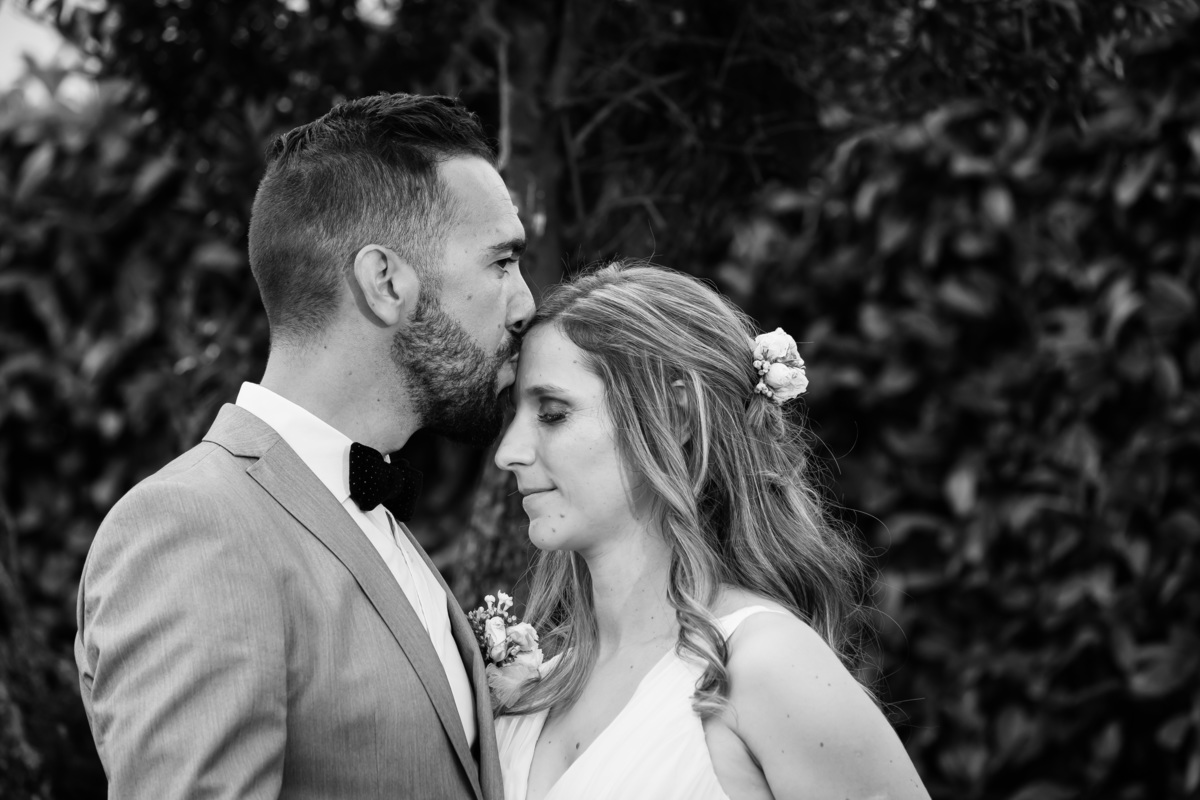 Lígia e Ricardo no jardim da quinta