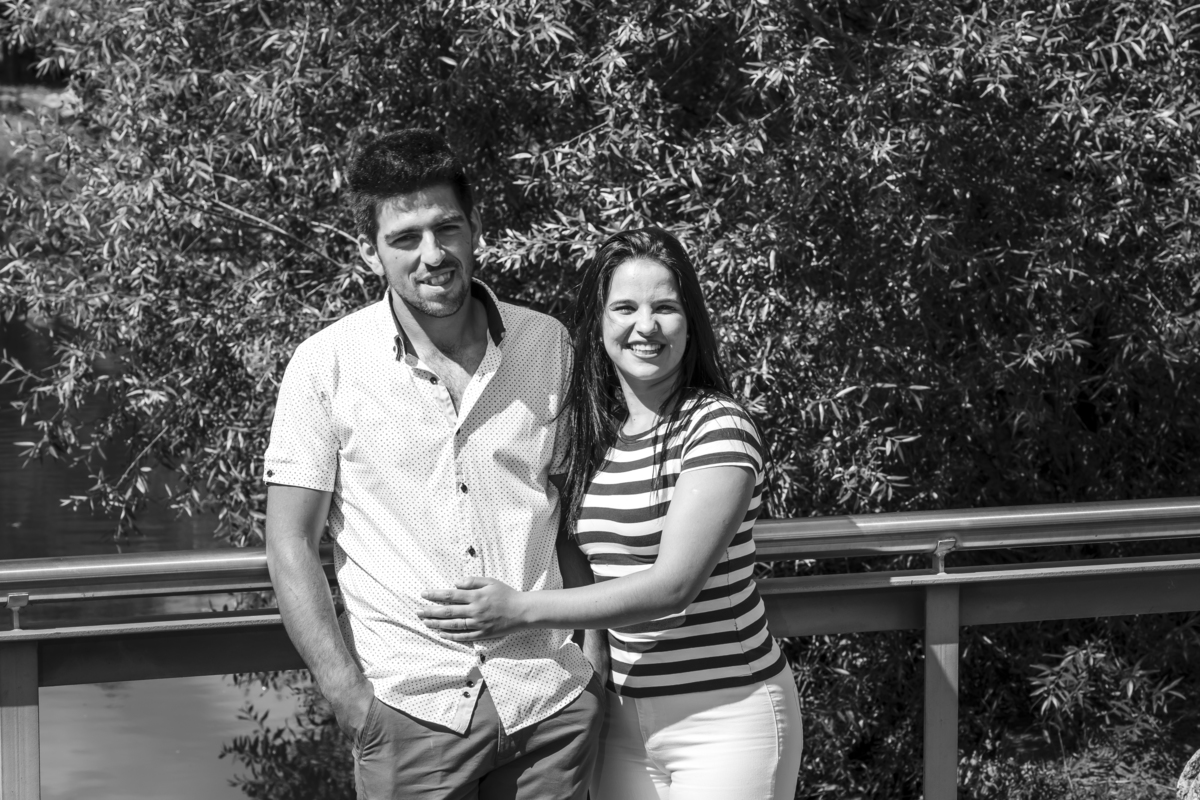 Joana e Álvaro na ponte