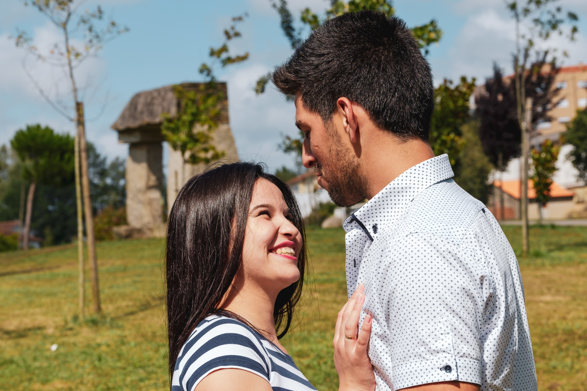 Joana e Álvaro troca de olhares