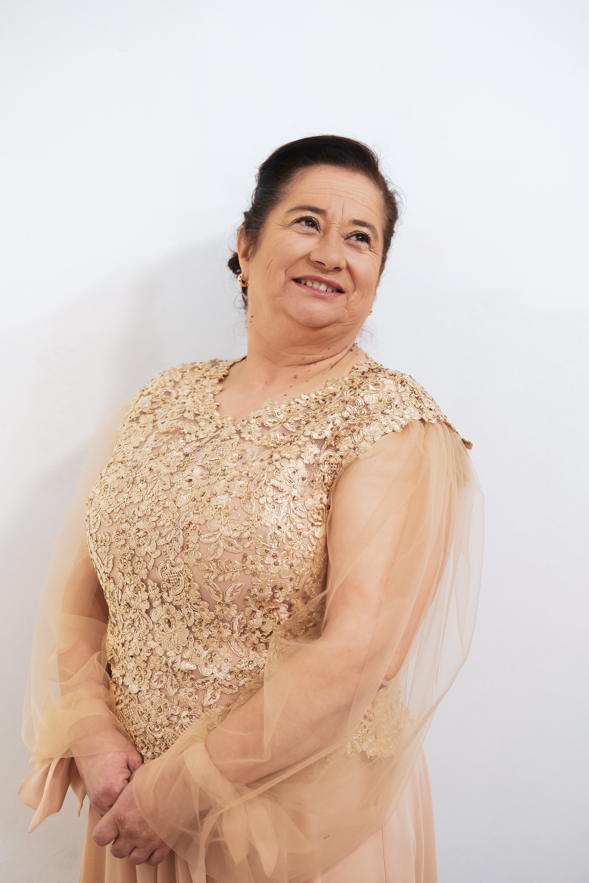 Mulher Rosa na sessão 