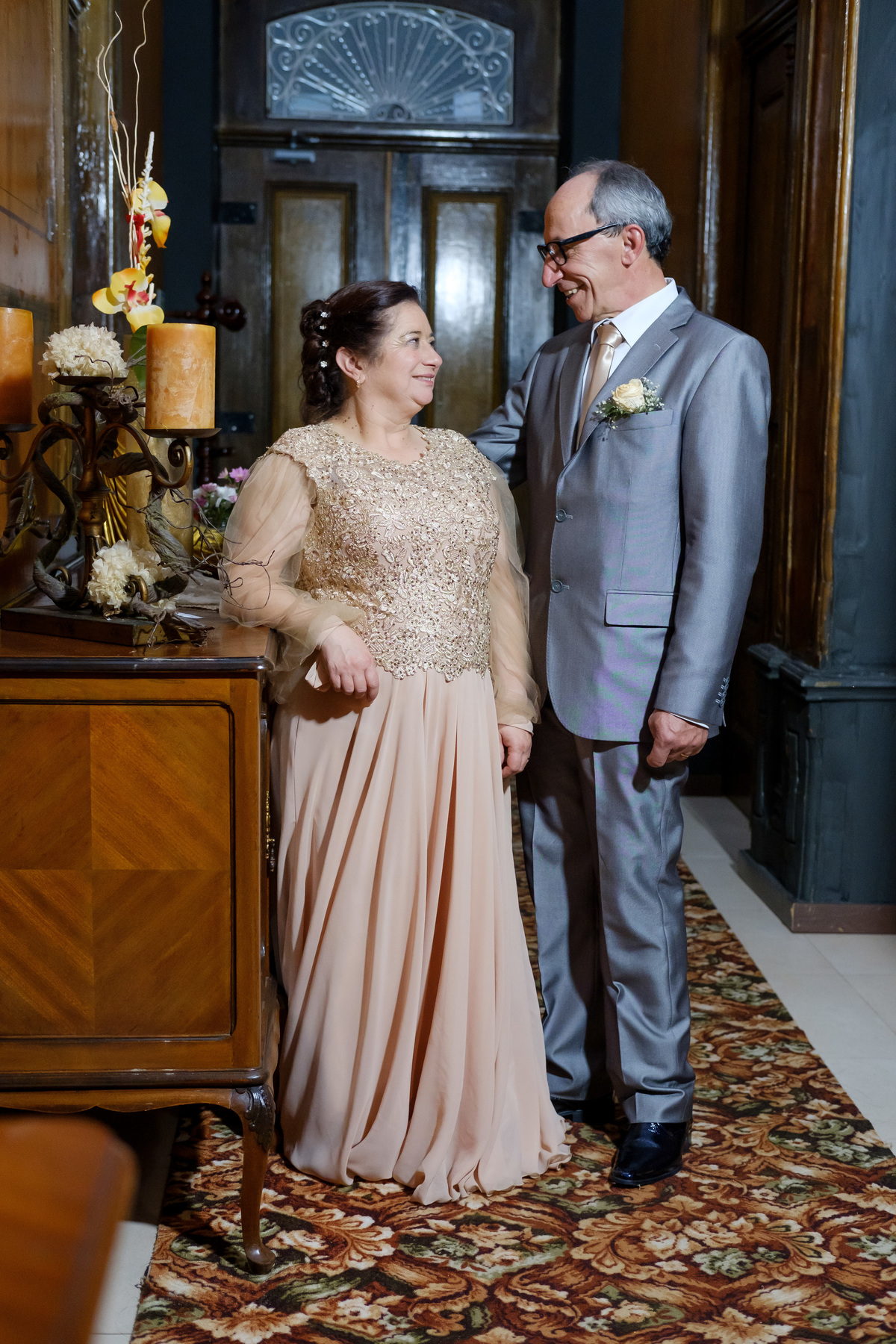 Sessão fotográfica no interior da Villa Diogo