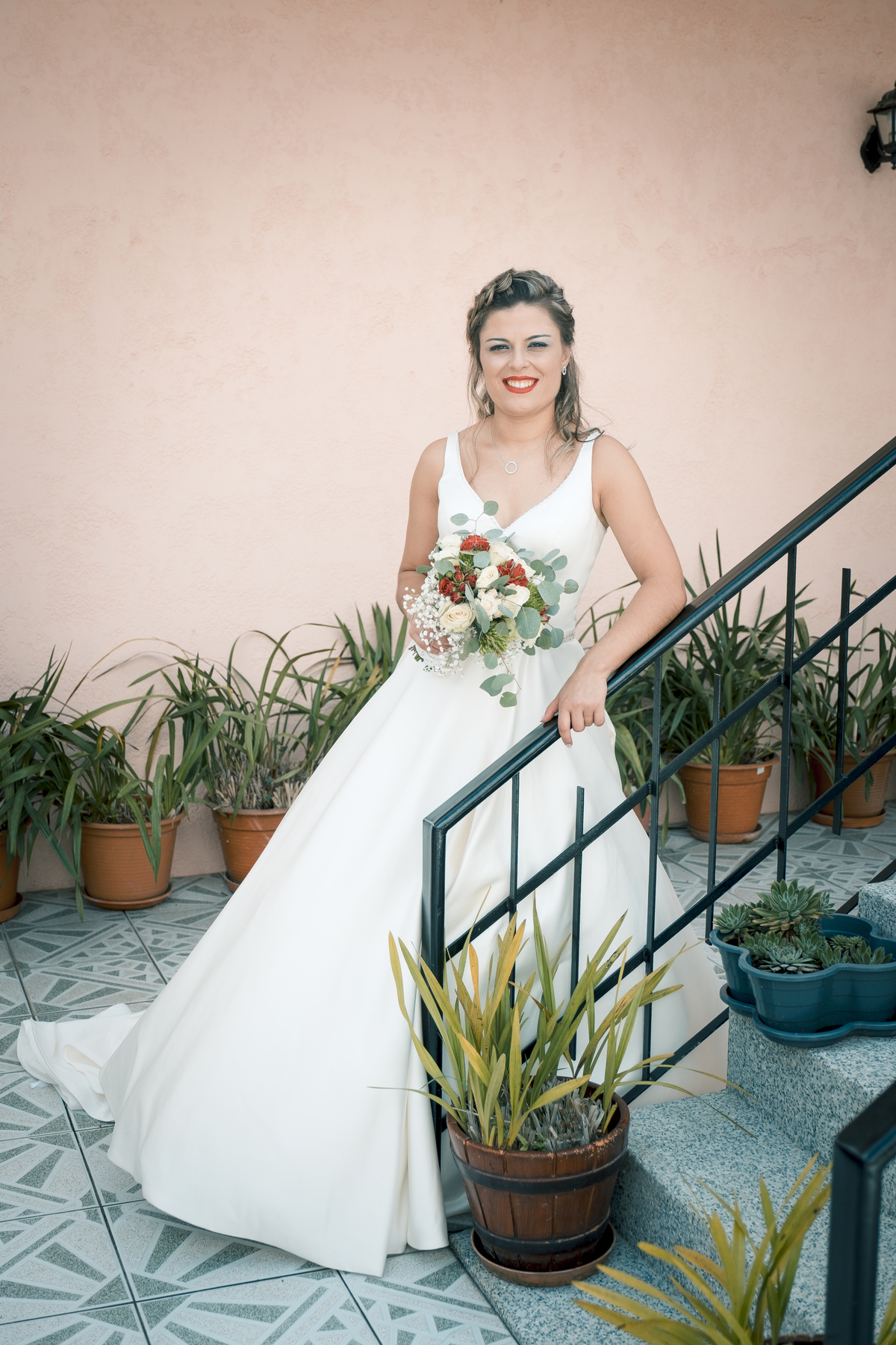 Noiva Mónica pronta para se casar