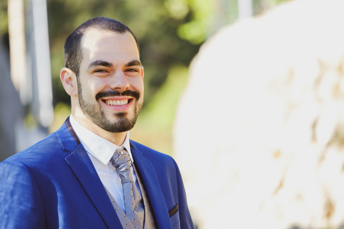 Noivo Daniel pronto para se casar