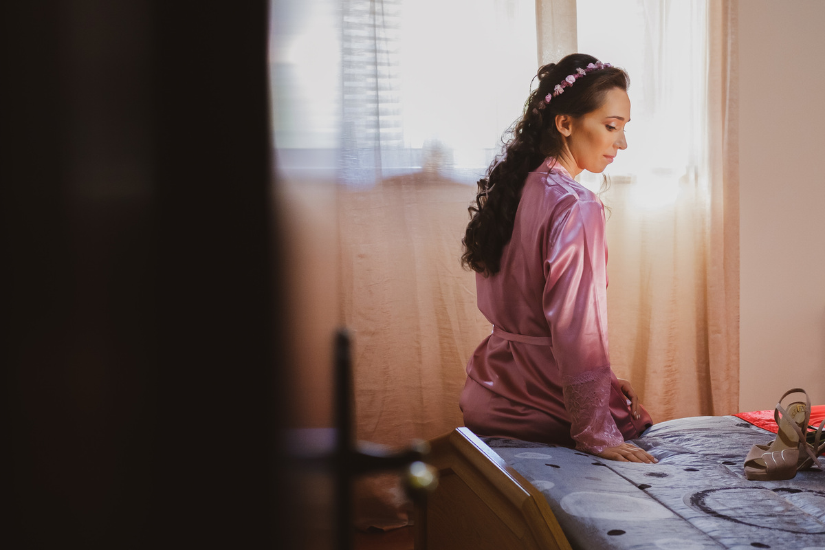 Noiva em preparação