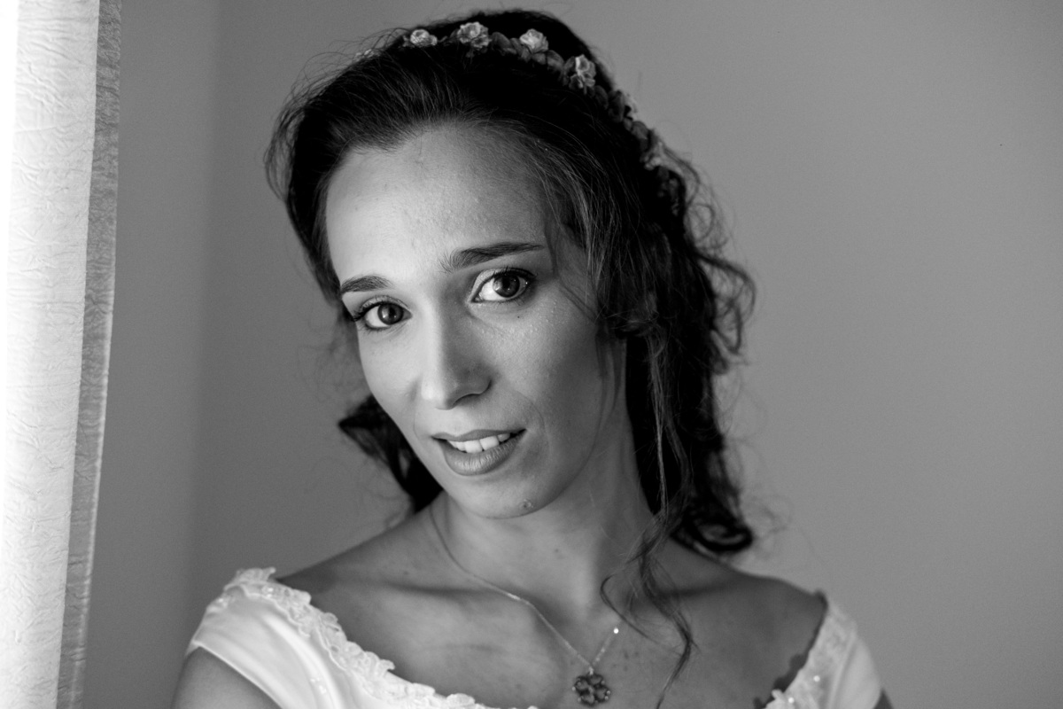 Nova Ana na fotografia a preto e branco