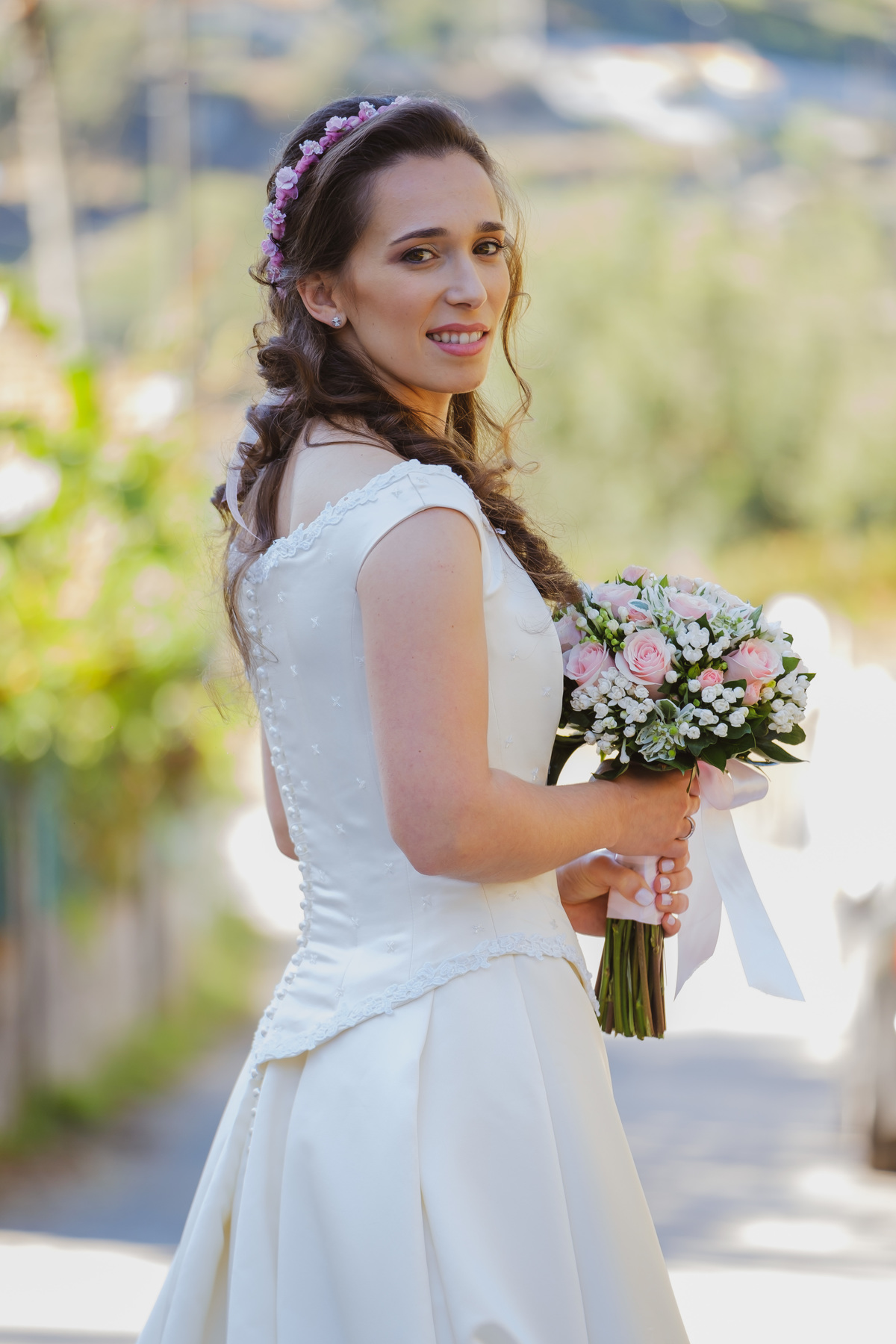 Noiva Ana pronta a se casar