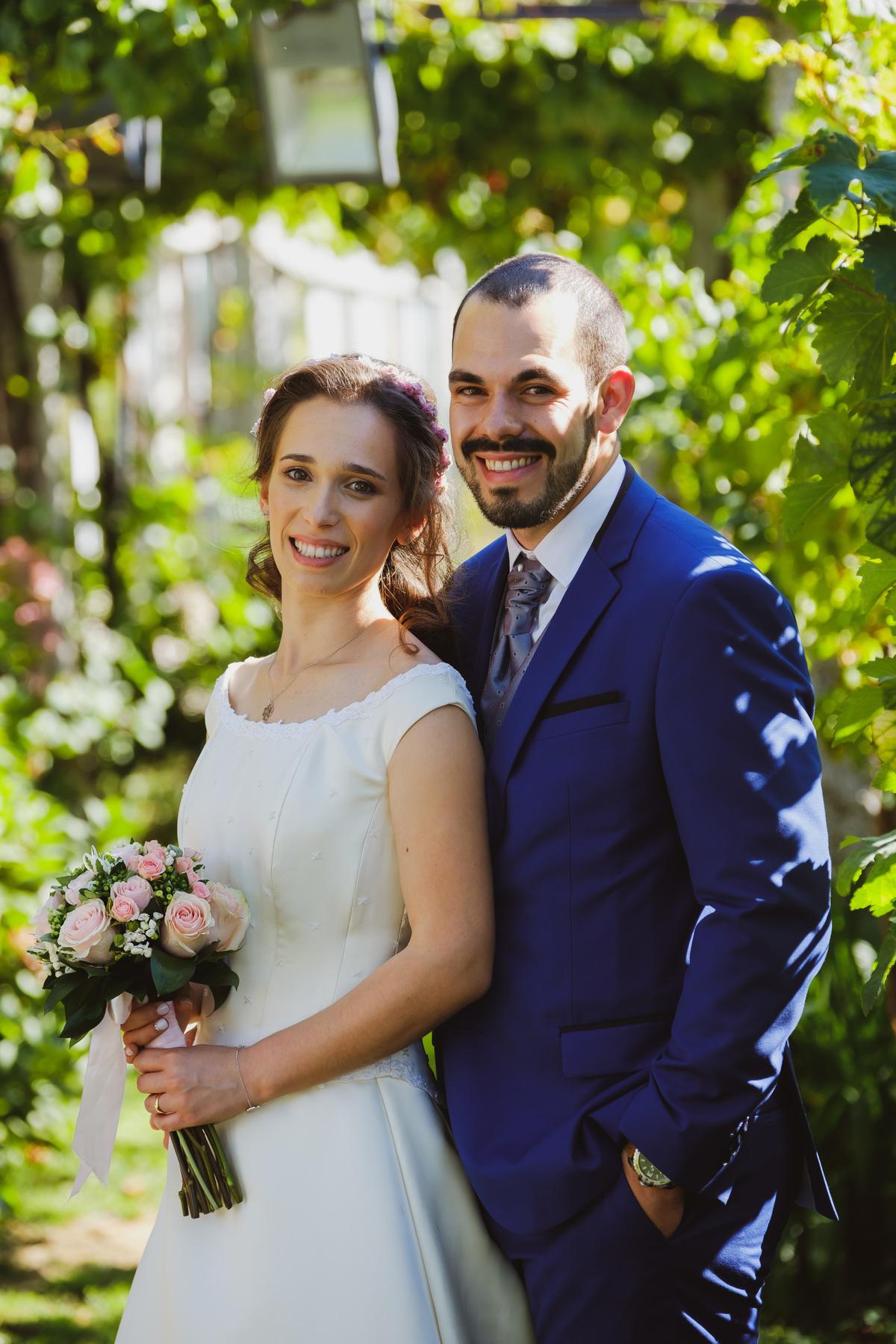 Ana e Daniel na natureza