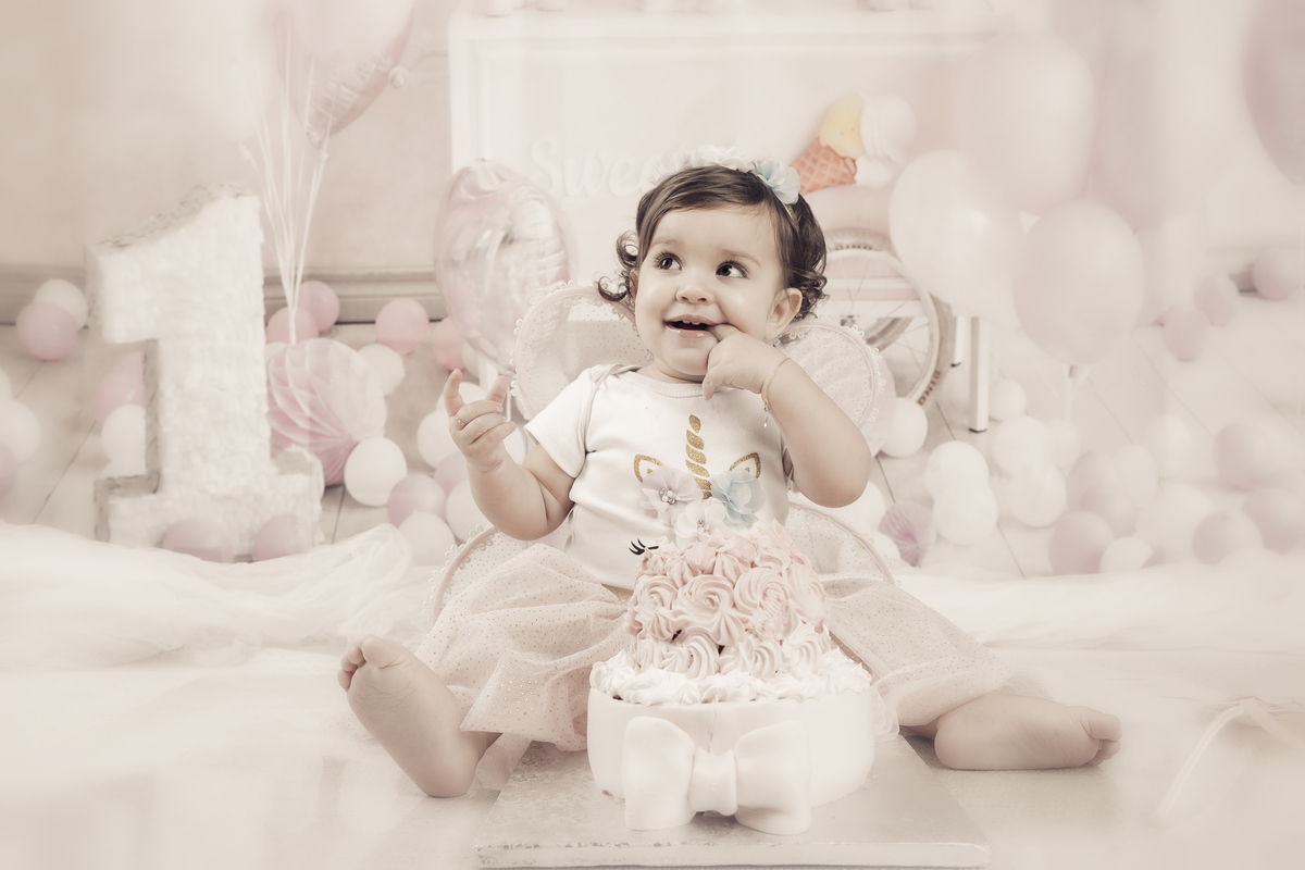 Matilde na sessão fotográfica de estúdio em Arouca