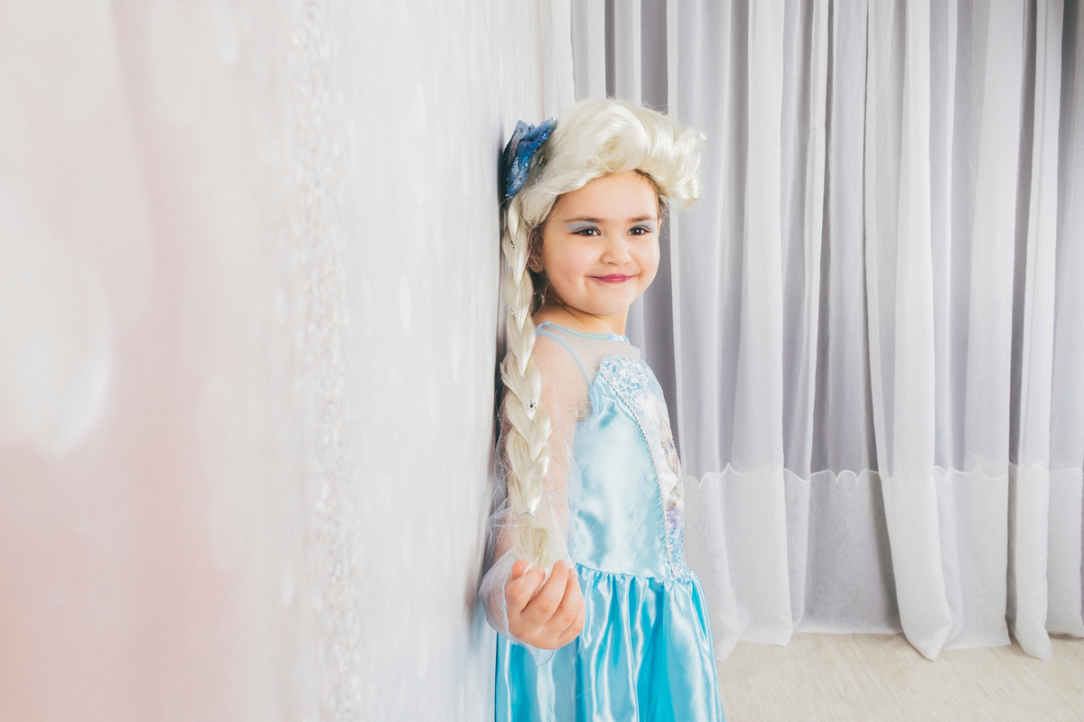 Margarida na sessão fotográfica