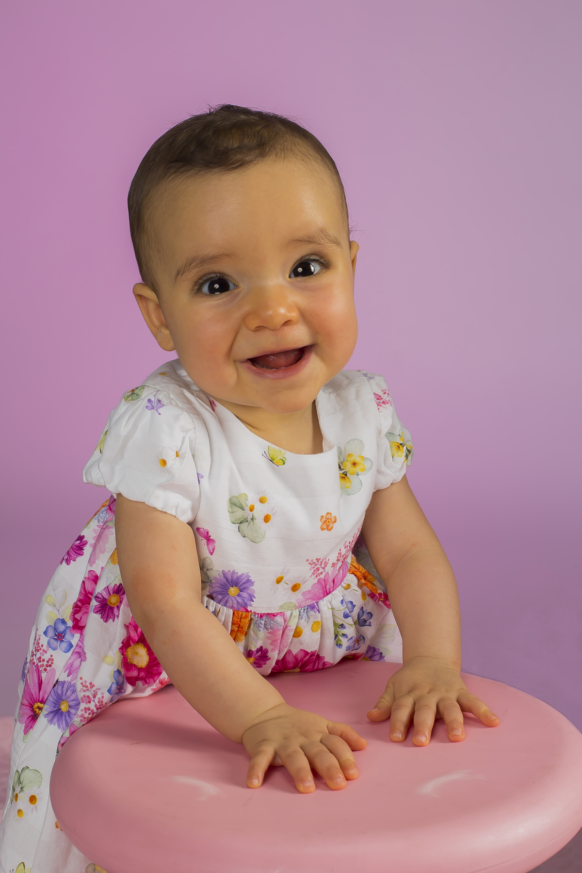 Décimo mês na sessão fotográfica de estúdio