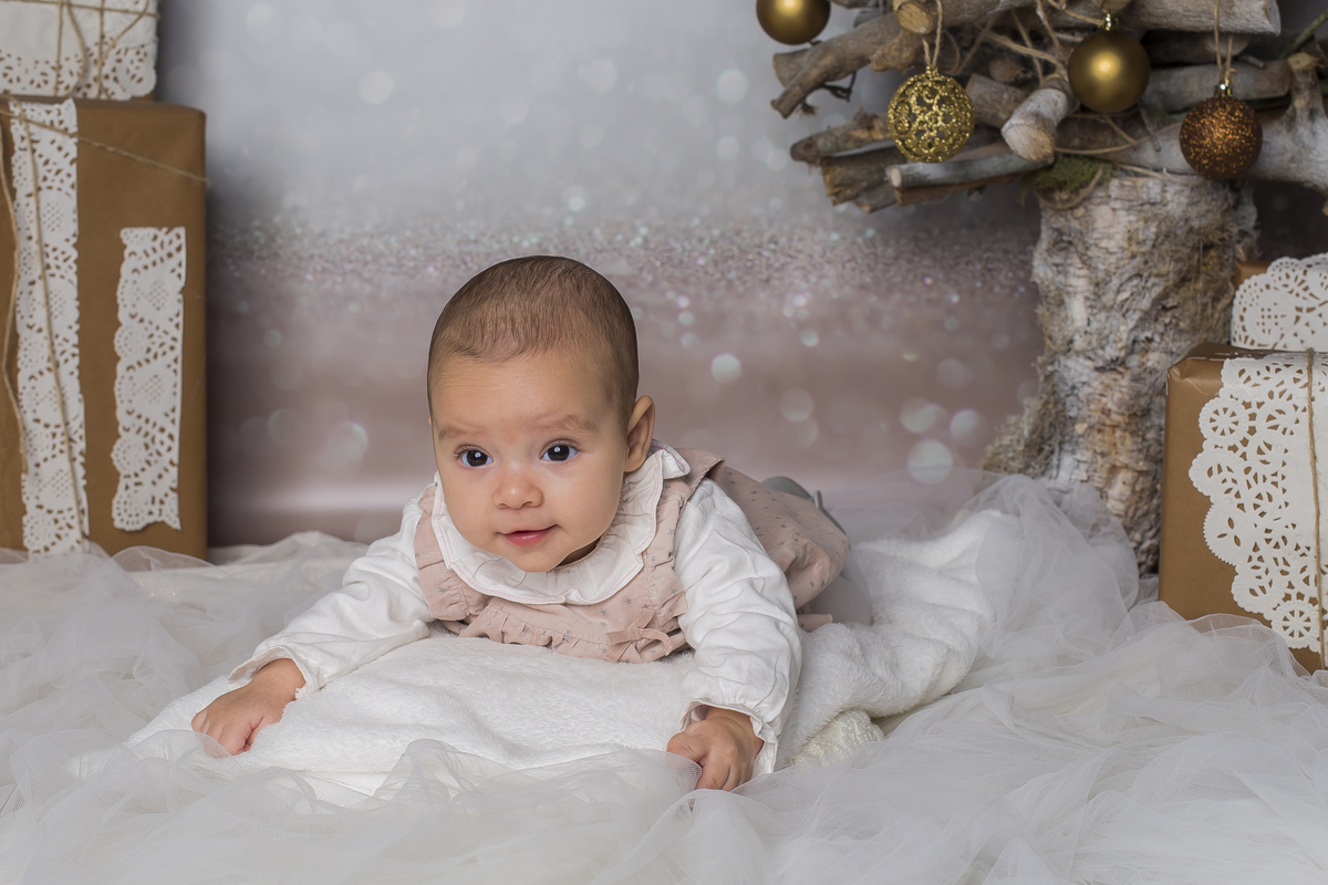 Quarto mês na sessão fotográfica de estúdio