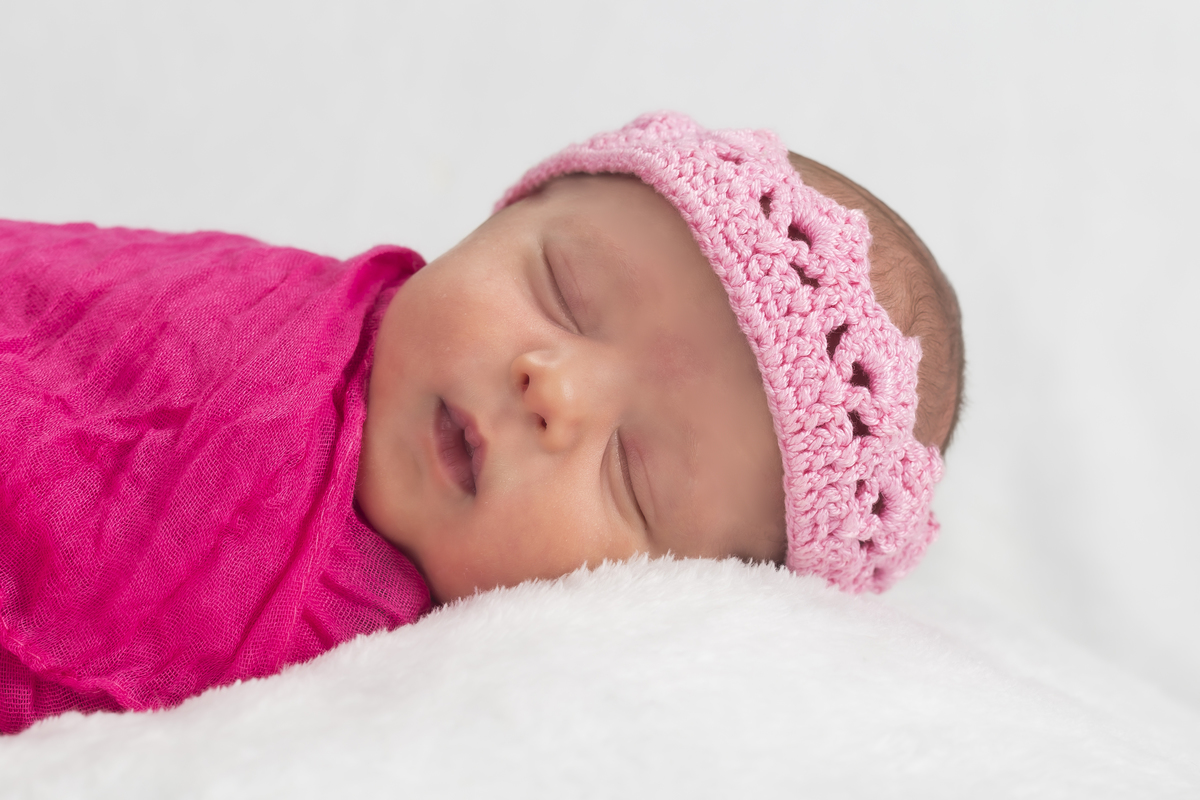 Recém-nascido na sessão fotográfica