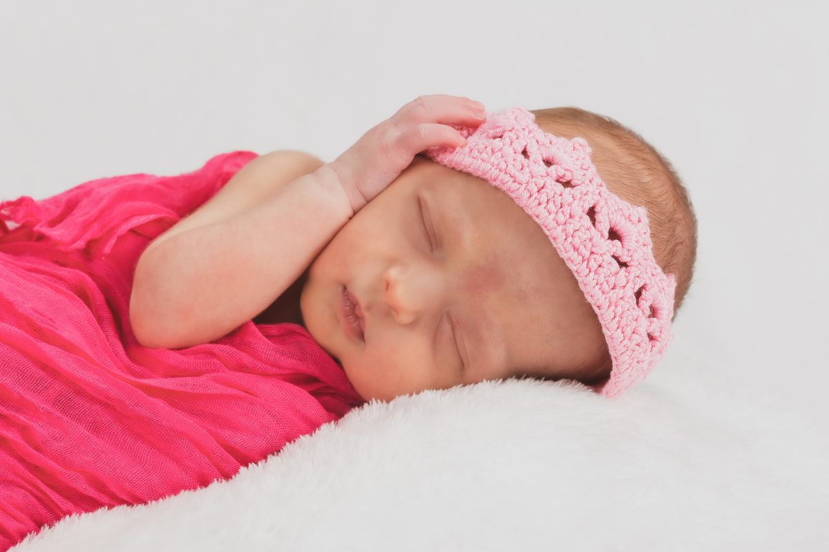 Bebé na sessão fotográfica