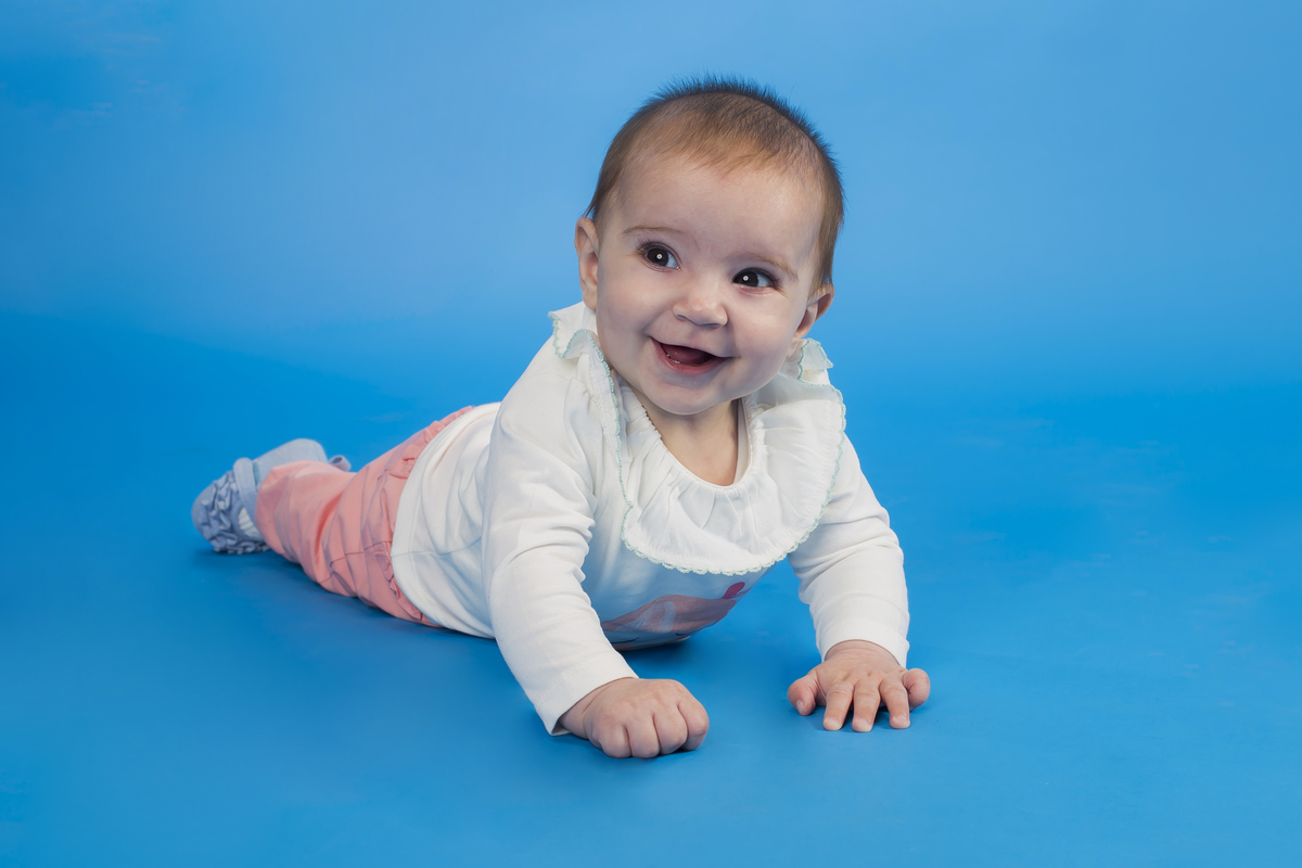 Bebé na sessão fotográfica