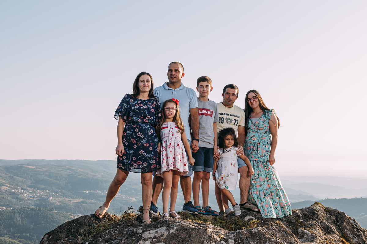 Sessão de família na Serra da Freita