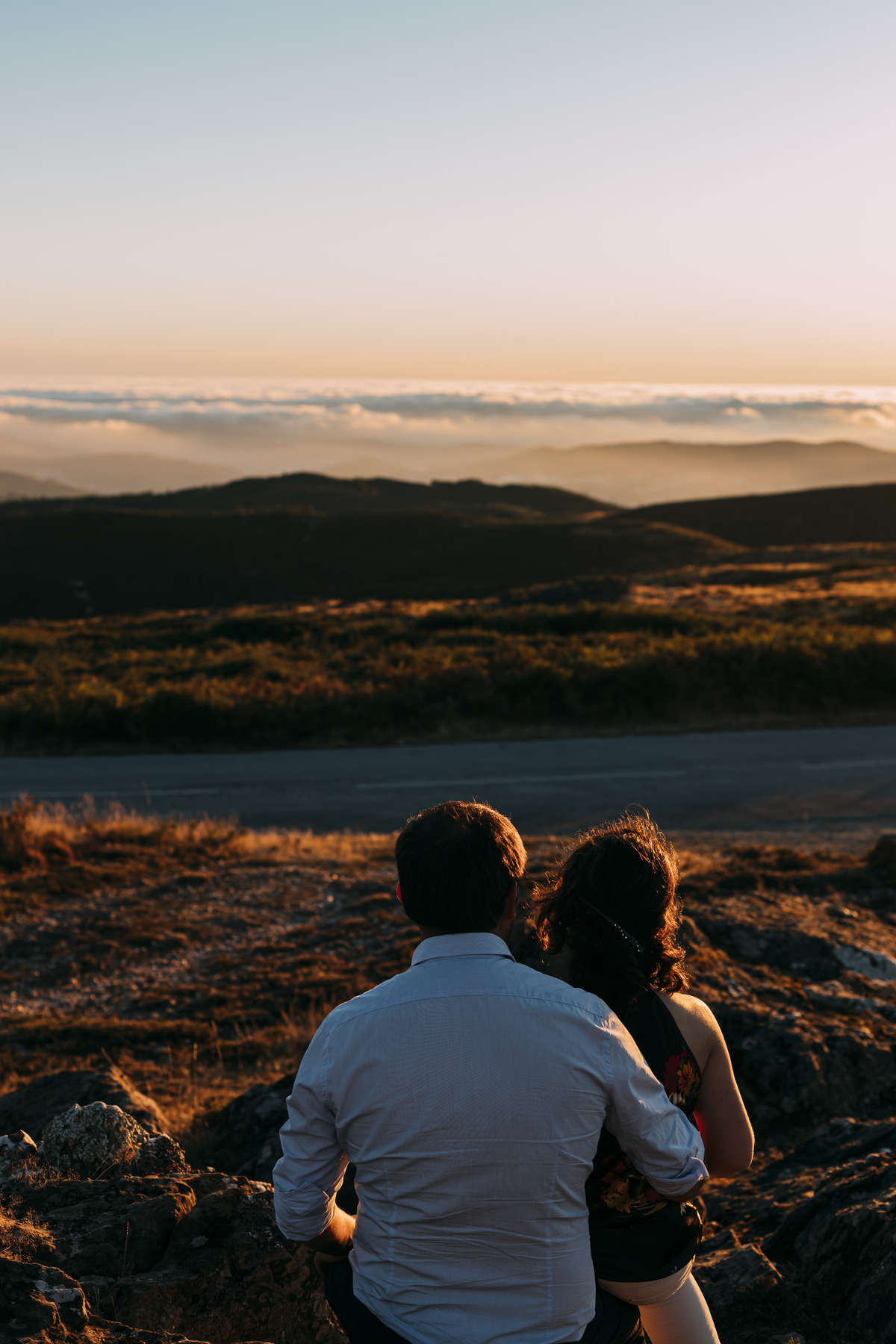Pôr do sol na Serra da Freita