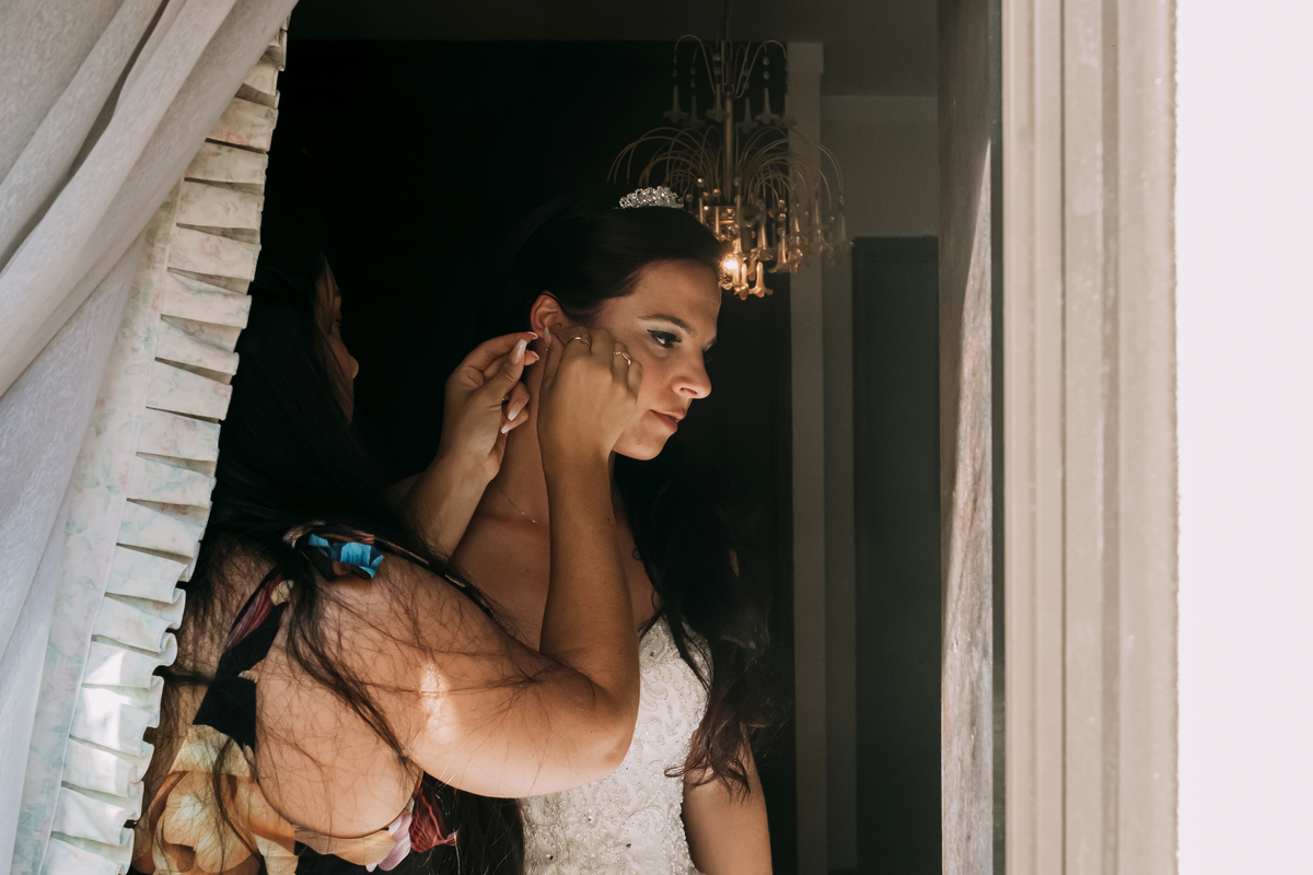 Noiva em preparação