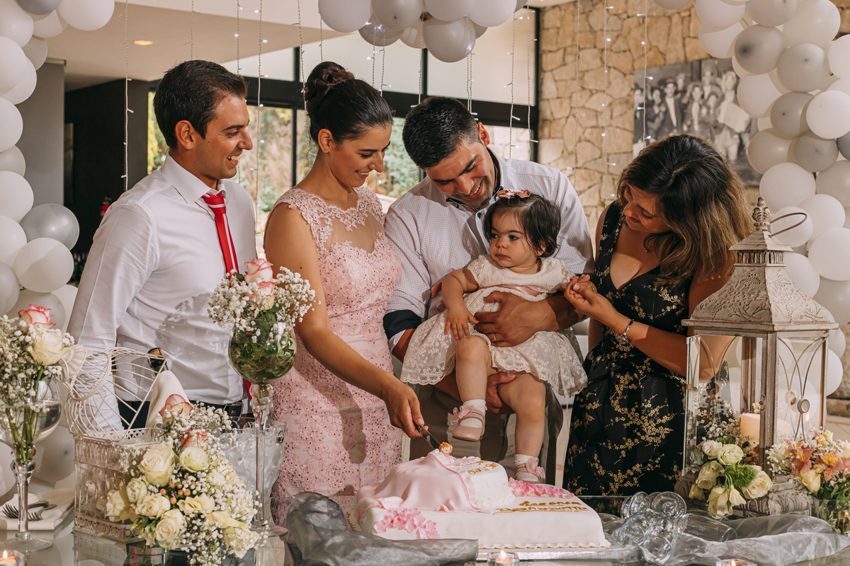 Fotografia de corte de bolo