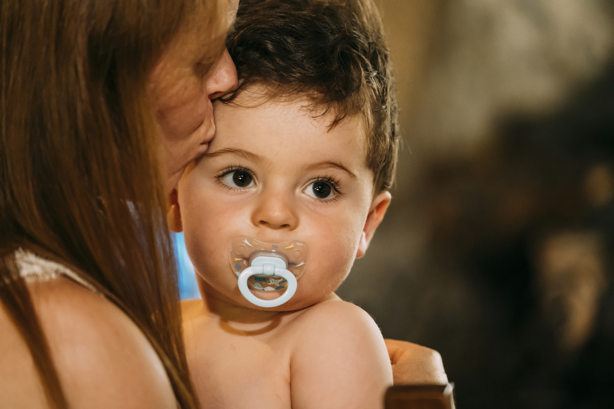 Mãe com o seu menino