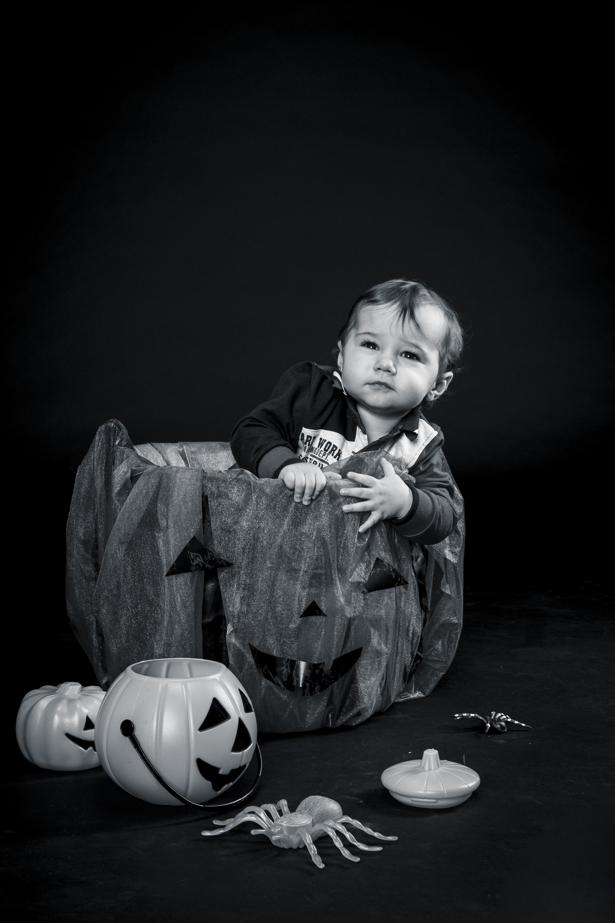 Sessão fotográfica de halloween em estúdio em Vale de Cambra