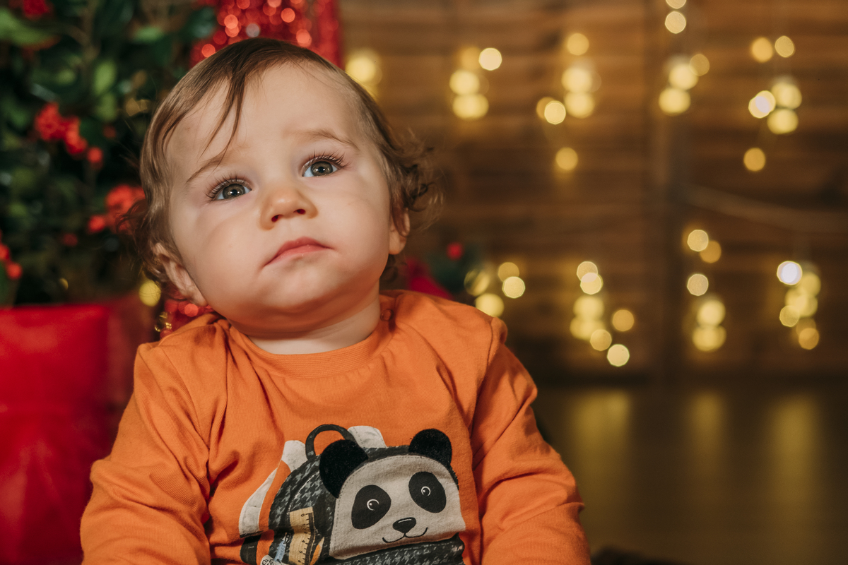 Sessão fotográfica de Natal