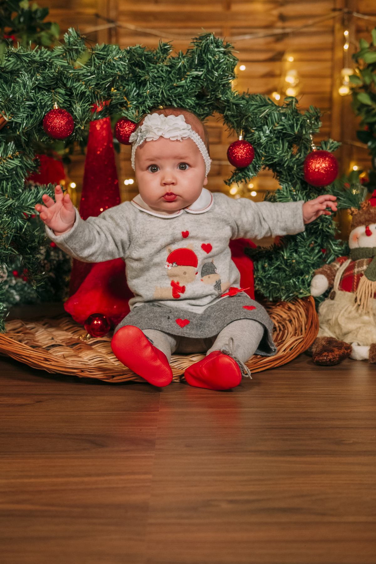 Sessão fotográfica de estúdio de Natal na Foto David Marques