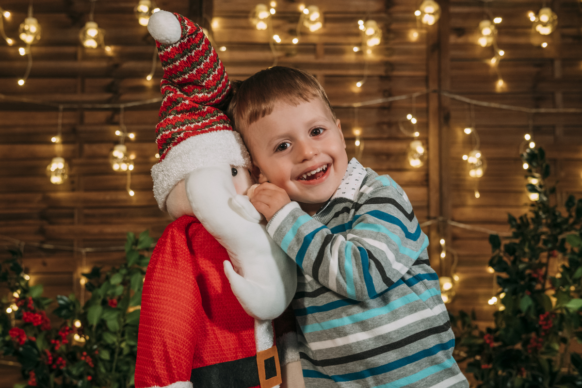 sessão fotográfica de natal