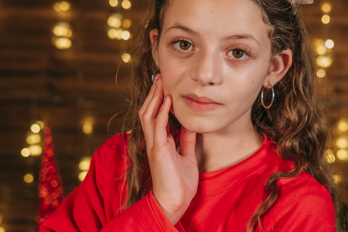 Sessão fotográfica de estúdio