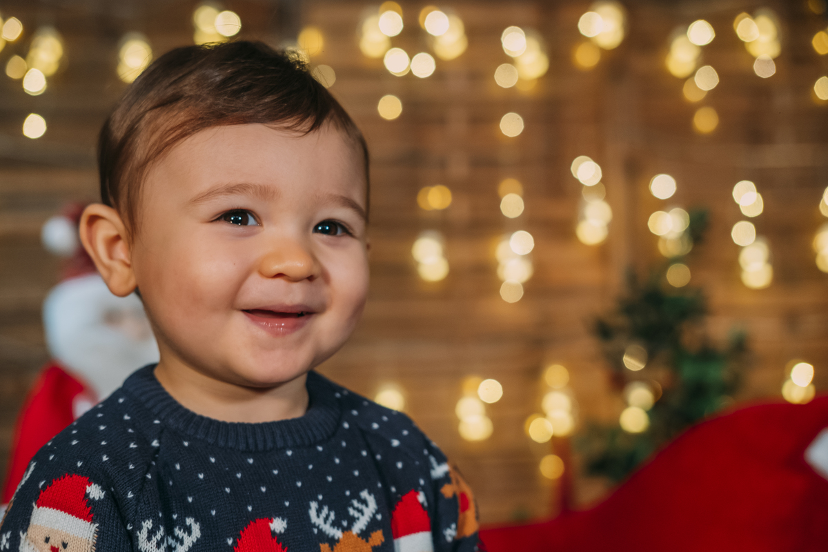 sessão fotográfica de natal