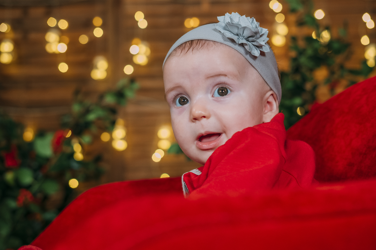 bebé na sessão fotográfica