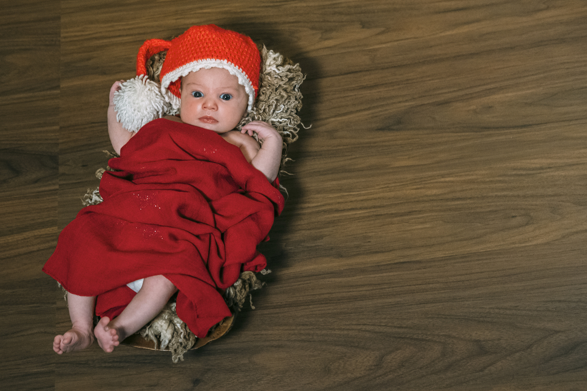 sessão de natal de Recém-nascido