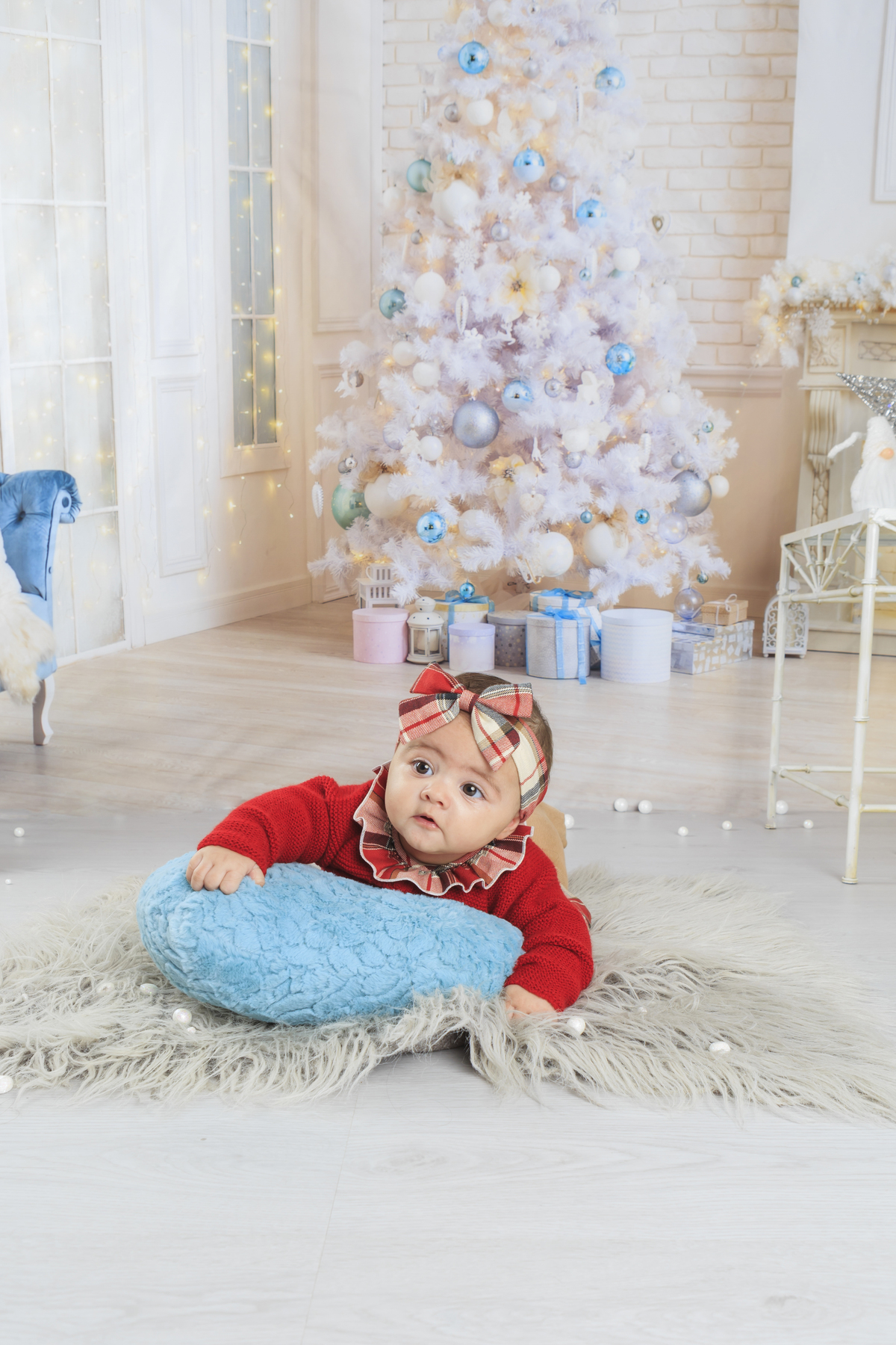 Bebé na Sessão de Natal em Arouca