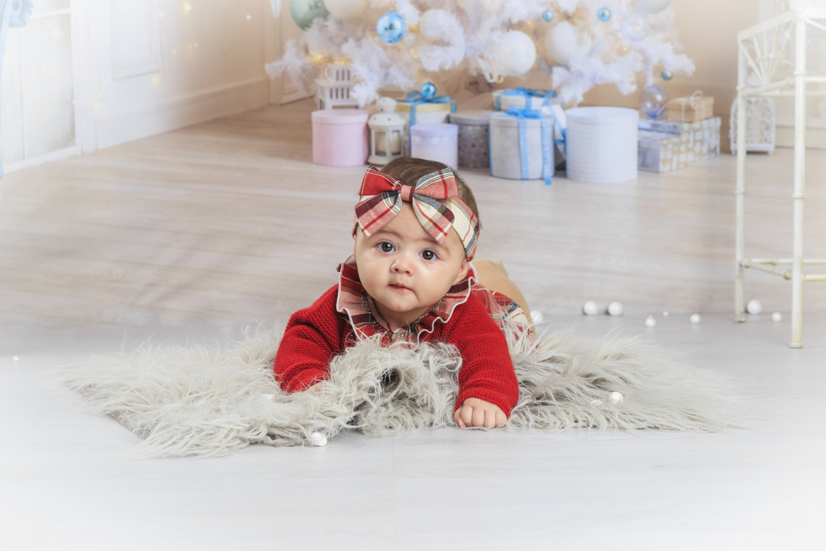 Sessão fotográfica de natal de estúdio em Arouca