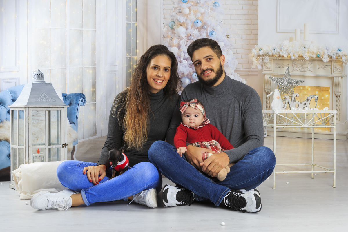 Sessão de Natal em família