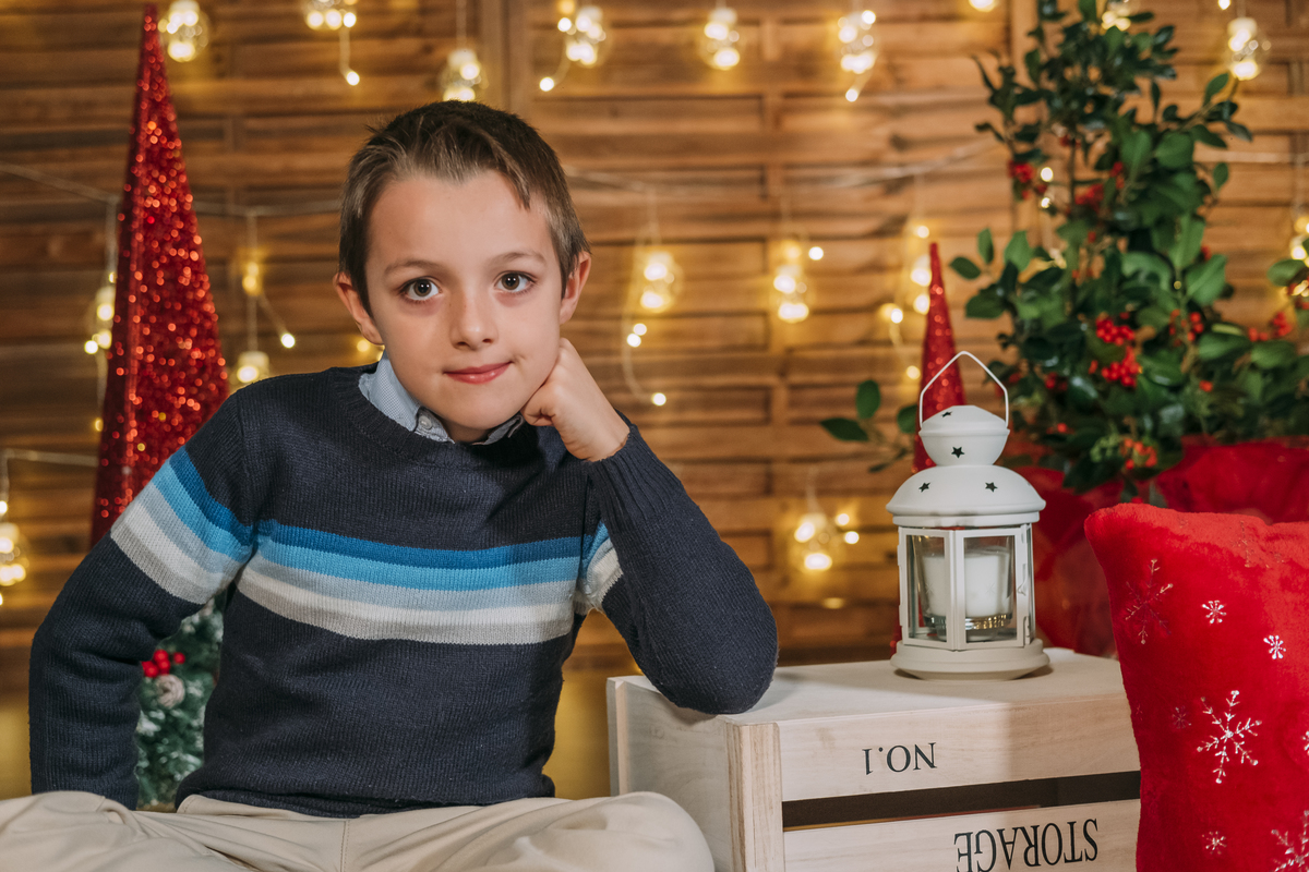 Sessão fotográfica de Natal