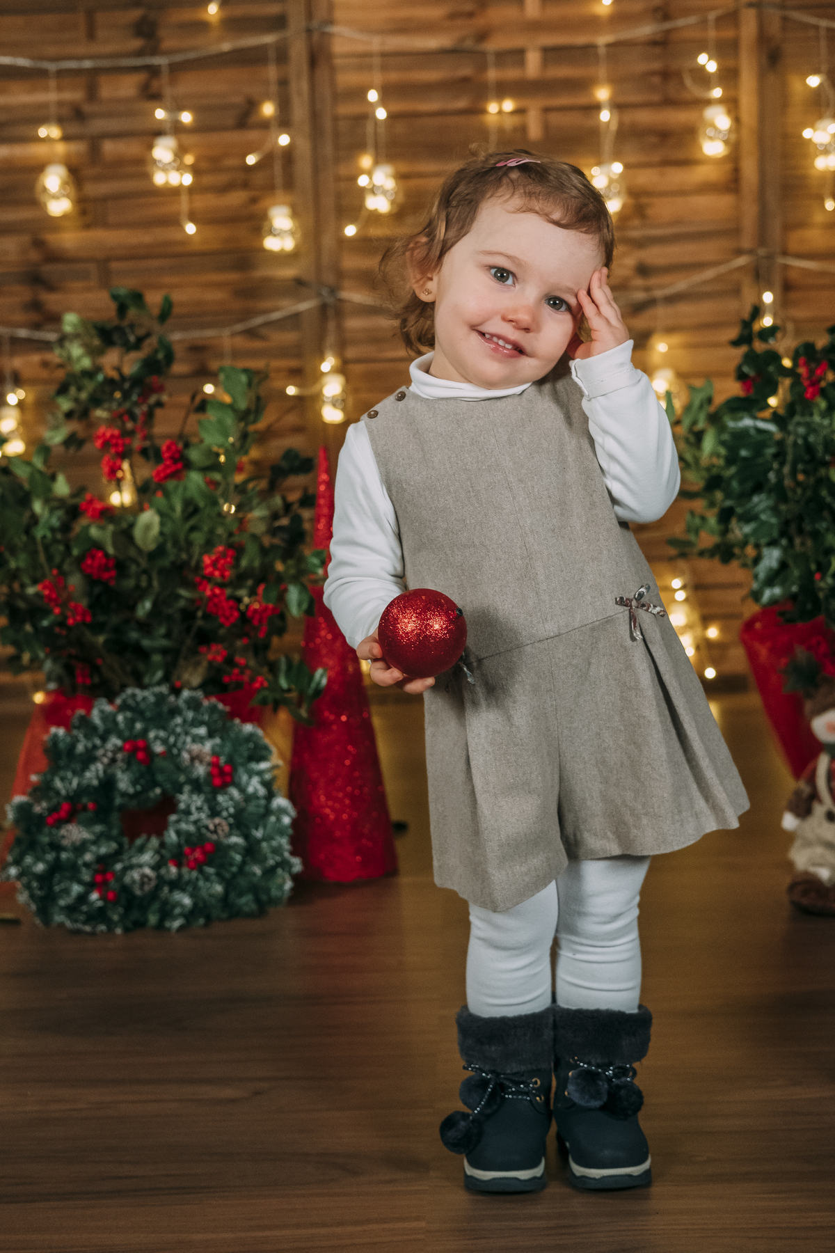 sessão fotográfica de natal