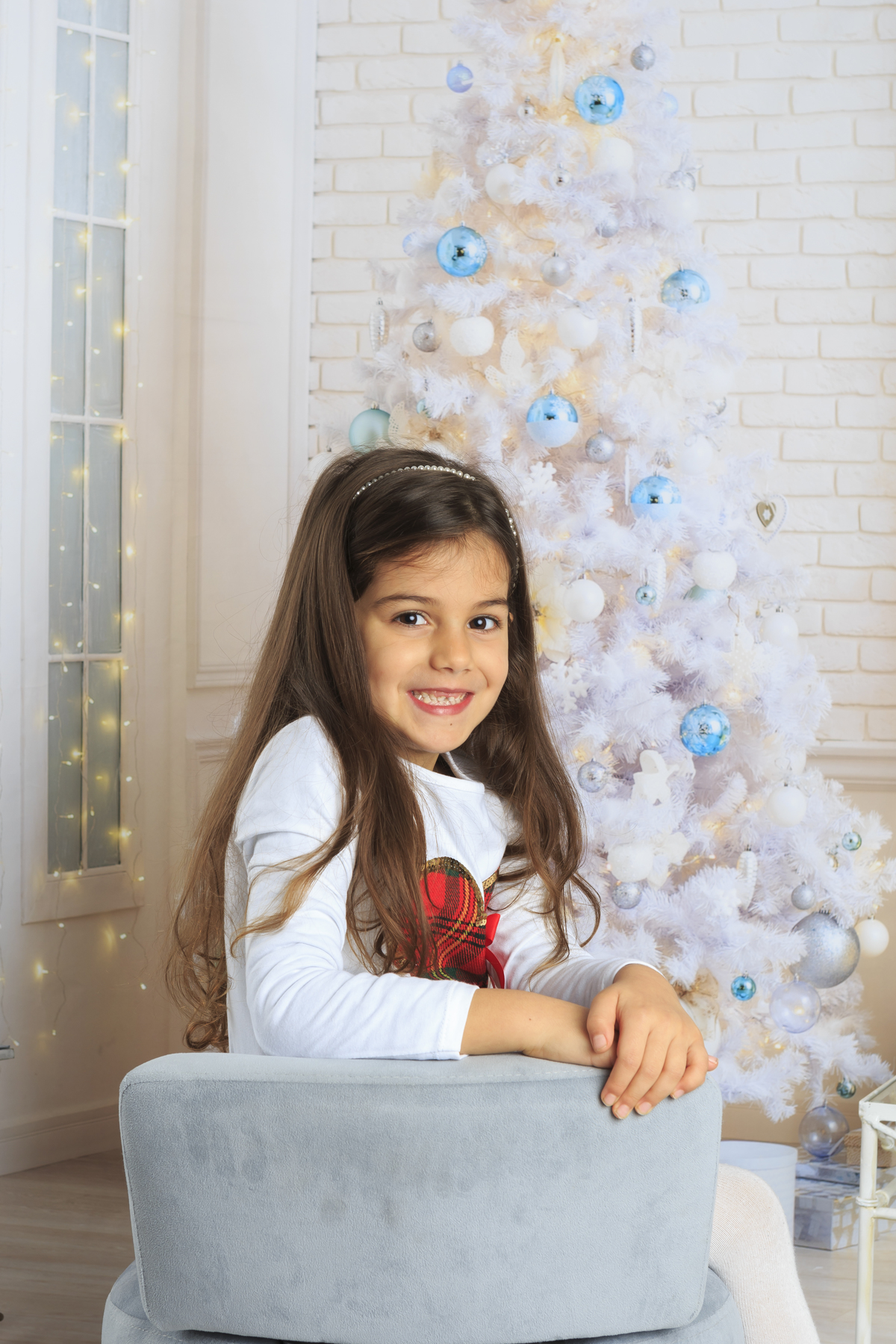 Menina Sessão fotográfica de Natal em Arouca