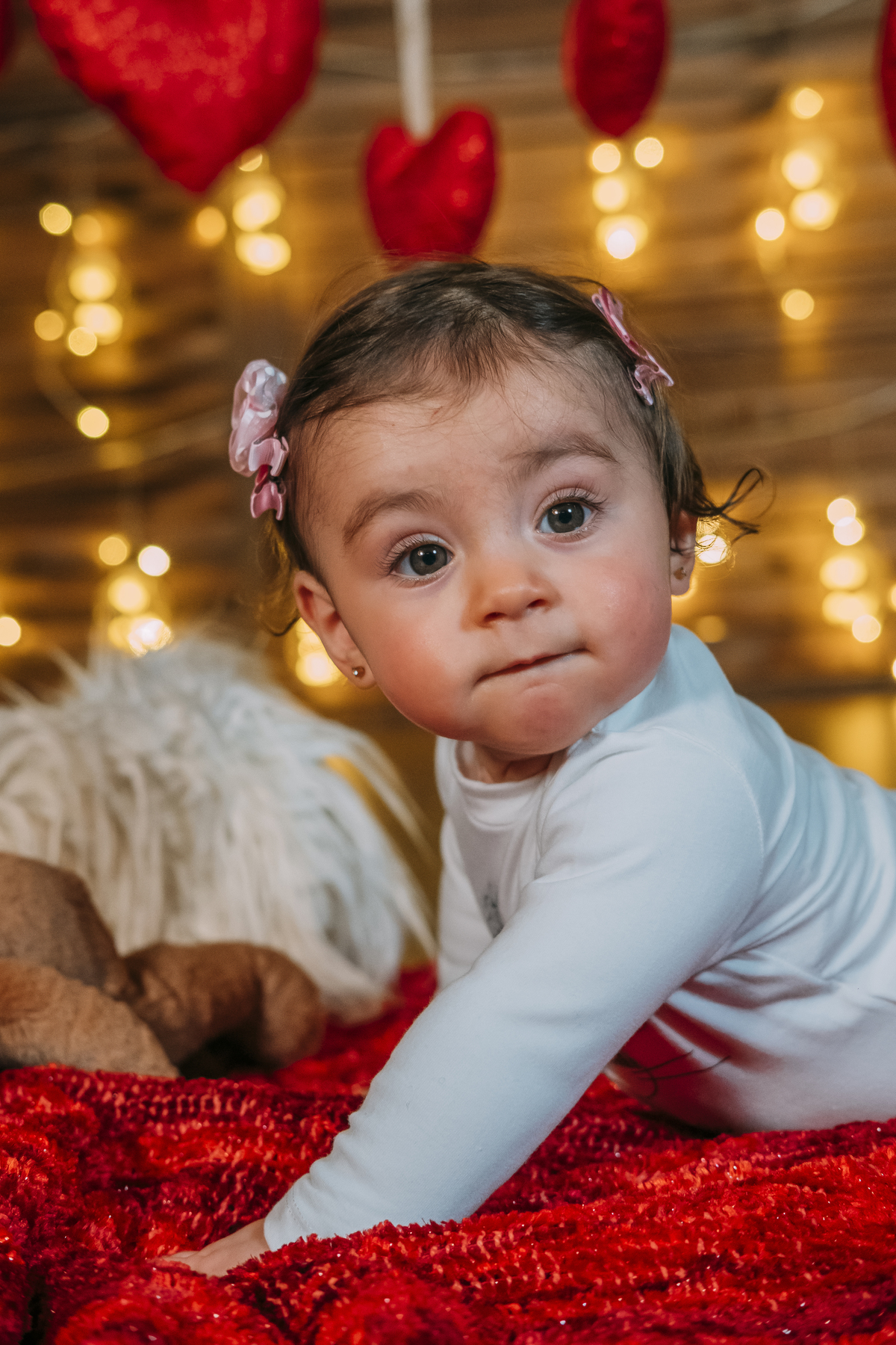 bebé na sessão fotográfica 