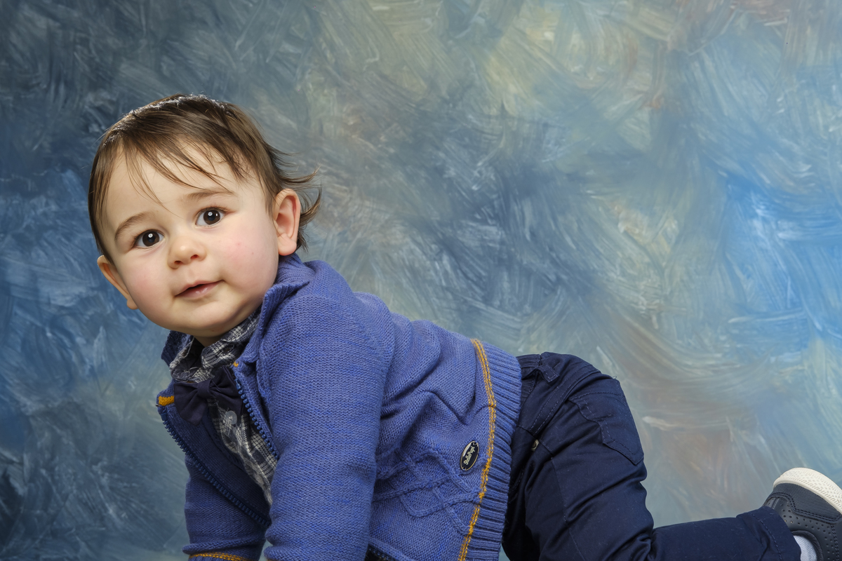 menino na sessão fotográfica em Vale de Cambra