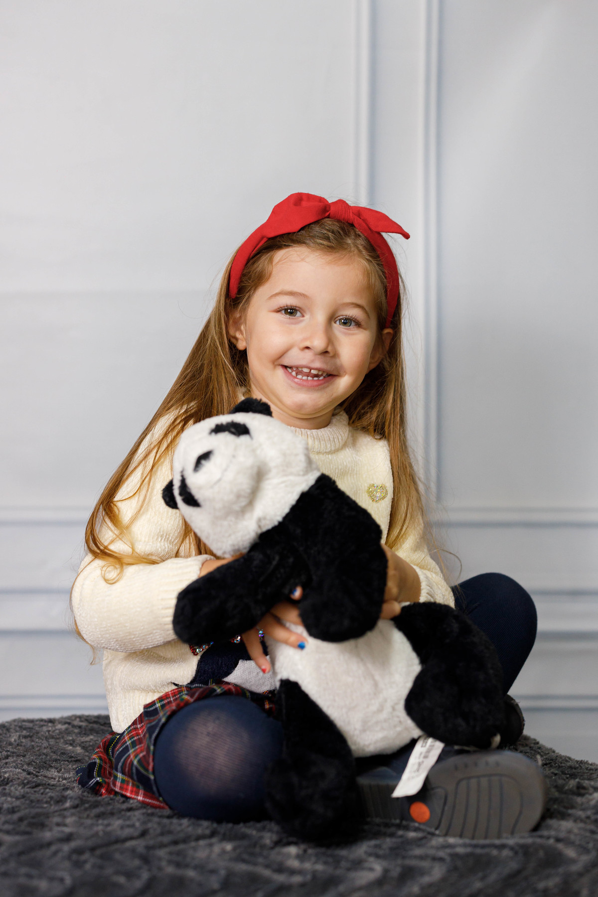 menina na sessão de estúdio em Vale de Cambra