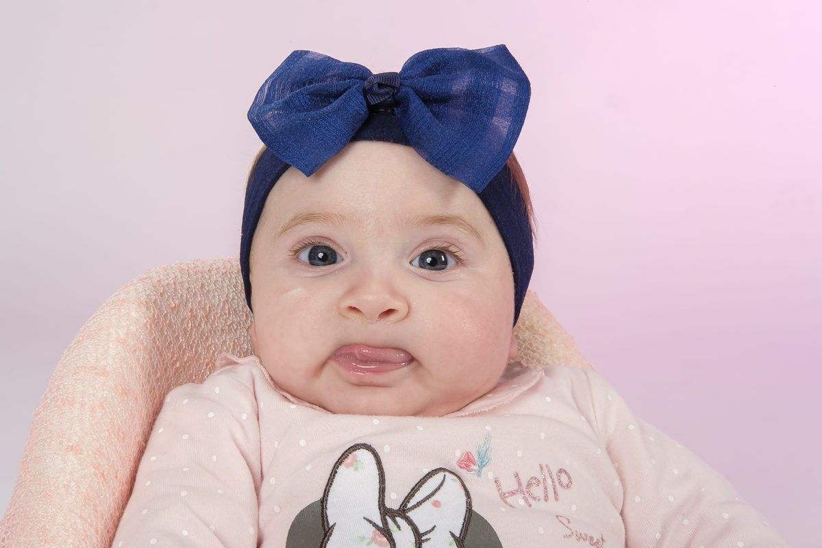bebé na sessão fotográfica