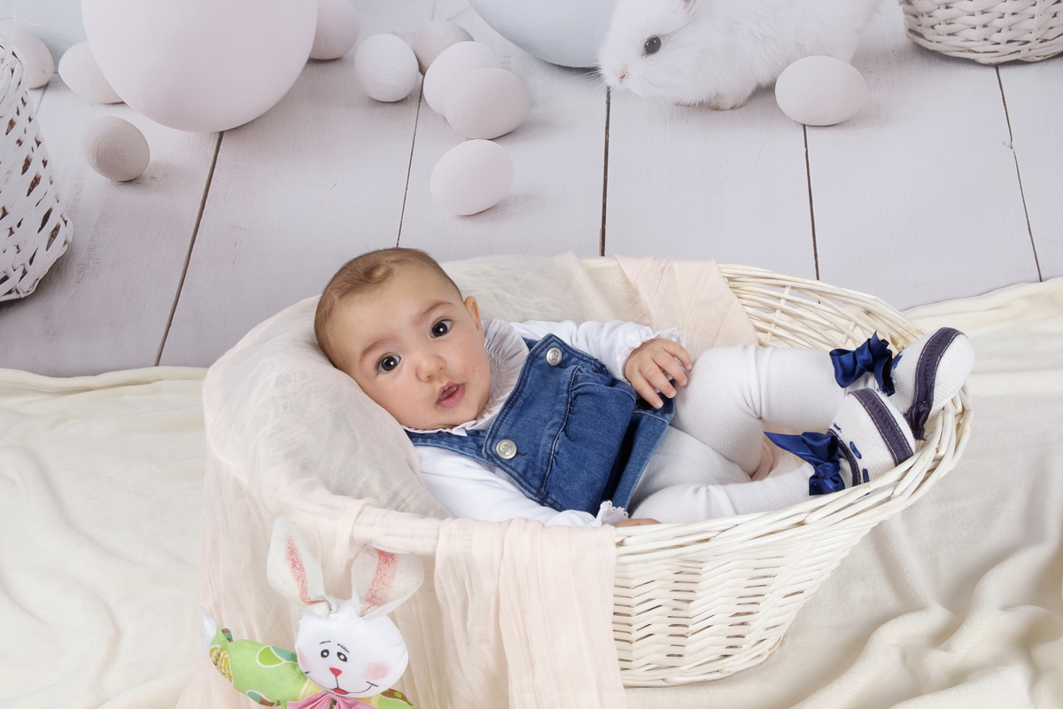 Bebé na sessão fotográfica 