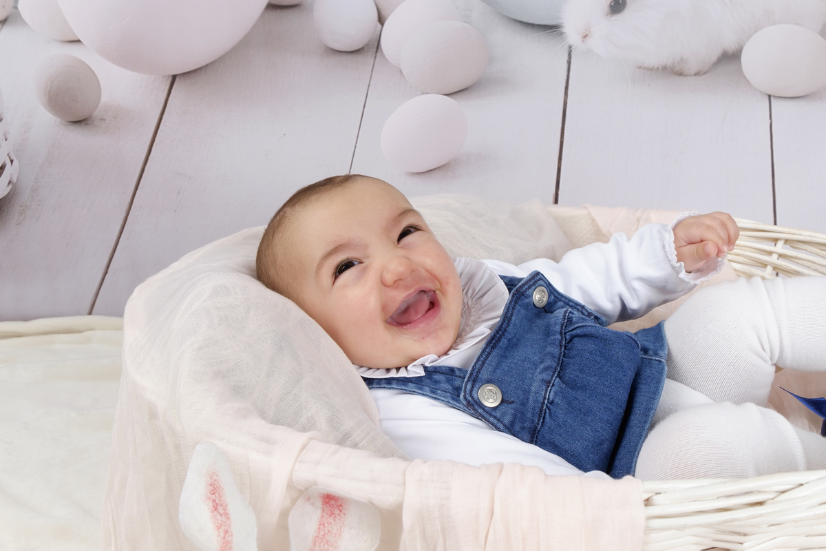 Bebé na sessão fotográfica em Arouca