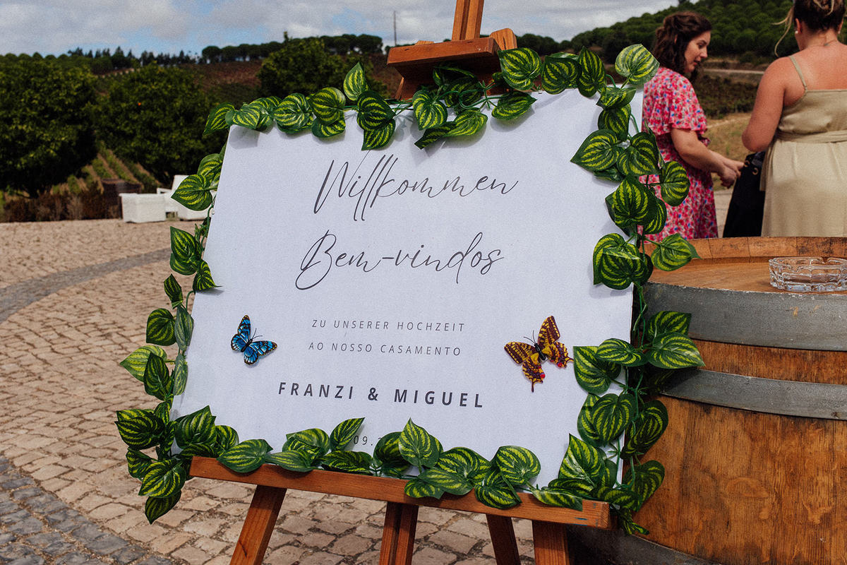 Fotografia de casamento na Quinta do Convento da Visitação - Páteo Velho Alenquer Portugal