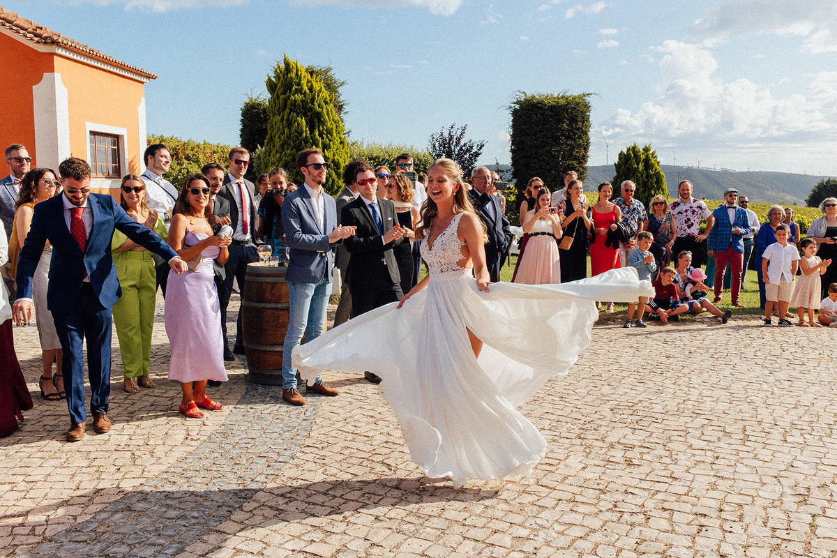 Fotografia de casamento na Quinta do Convento da Visitação - Páteo Velho Alenquer Portugal
