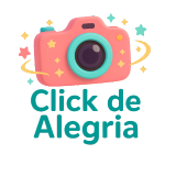 Logotipo de Click de Alegria Fotografia